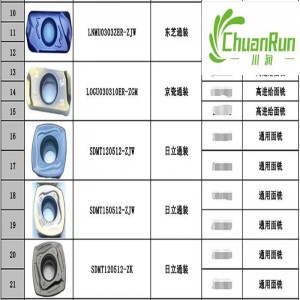 무거운 절단 인서트