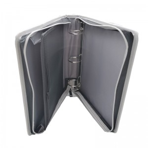 학교 용 13 인치 지퍼 바인더 -3 링 지퍼 바인더, 글자 크기 나일론 3 링 바인더 2 인치 링 홀더