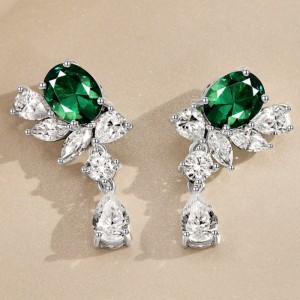 스털링 실버 925 날개 귀걸이