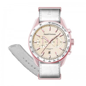 2022 Daniel GormandG9005 럭셔리 남성 시계 커스텀 로고 자동 손목 시계 스테인리스 스틸 이중 투 달론 기계식 시계