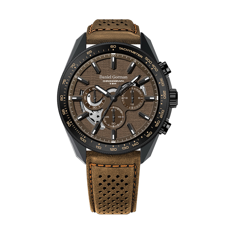 Daniel Gormandg9006 Watch Men \\ 'S Watch OEM 스테인리스 스틸 일본 운동 크로노 그래프 남성 \\'S Watch Sapphire Glass Watch