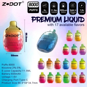 8000puffs 일회용 vape 전자 담배