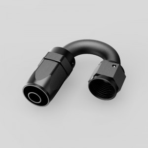 알루미늄 커터 스타일 스위블 호스 끝 0/30/45/60/90/120/150/180도 피팅 암컷 AN4 an8 an8 an10 an16 an20