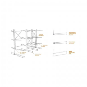 H 빔 캔틸레버 랙