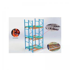 2 깊은 푸시 백 랙