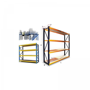 중간 규모의 선반 랙