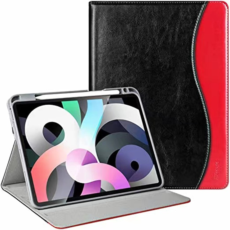 새로운 iPadcase 모든 포괄적 보호 케이스 다중 각도 디스플레이 기능 가죽 케이스