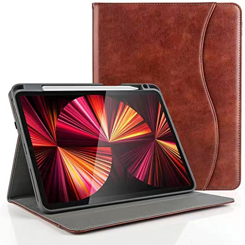 새로운 iPadcase 모든 포괄적 보호 케이스 다중 각도 디스플레이 기능 가죽 케이스