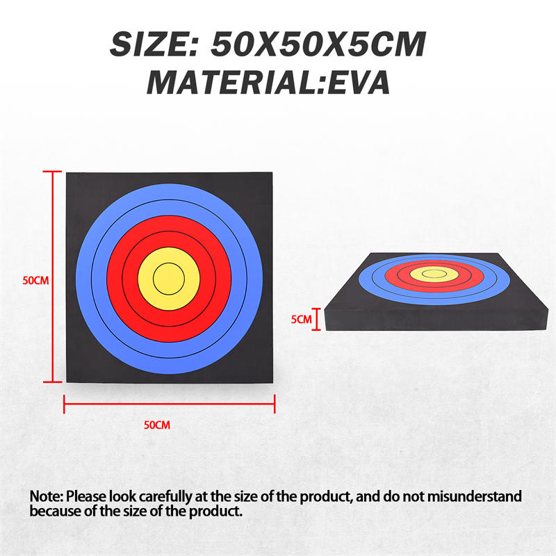 Elongarrow 50*50*5cm EVA 대상 활 궁수를위한 양궁 대상
