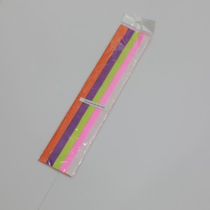 긴 크레페 종이