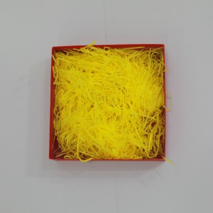 노란색 충전 주름 파쇄 종이