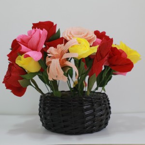 꽃을위한 크레페 종이