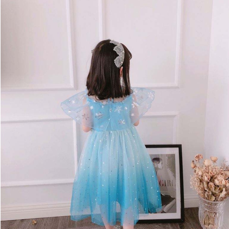 Baige Cosplay Party Dress Up Belle Princess Girls 드레스 의상 공주 Elsa Anna Halloween Fairy Kids Fancy Dress BX1683