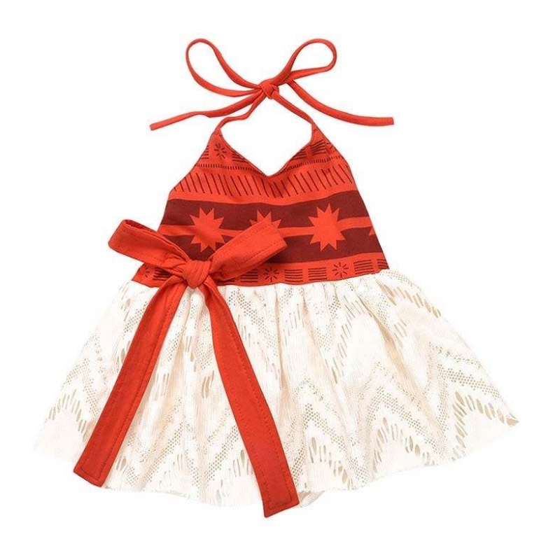 2022 Lovely Baby Girls Princess Adventure Honter Moana Cosplay Dress Up Clothes HCMO-004