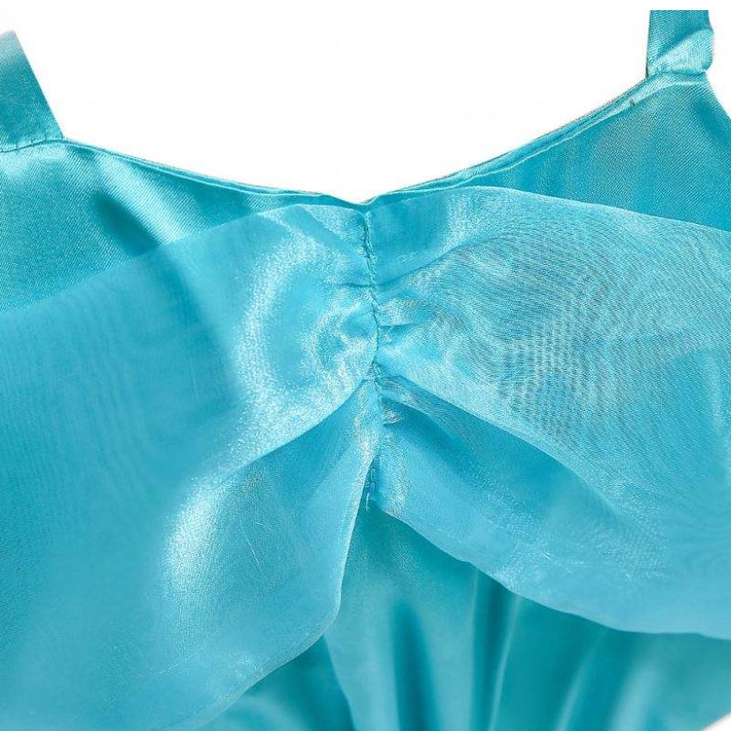 Aladdin Jasmine Costume Child Child Girls Jasmine Princess Costumes Halloween Party Belly Dance for Children Girls Cospay