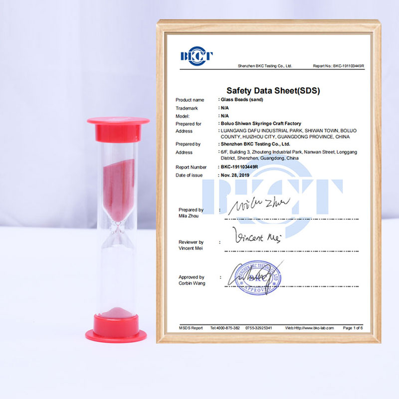 도매 1 2 3 4 5 미세한 화려한 플라스틱 모래 타이머 모래 시계 아이를위한 장난감과 보드 게임 모래 시계와 주사위