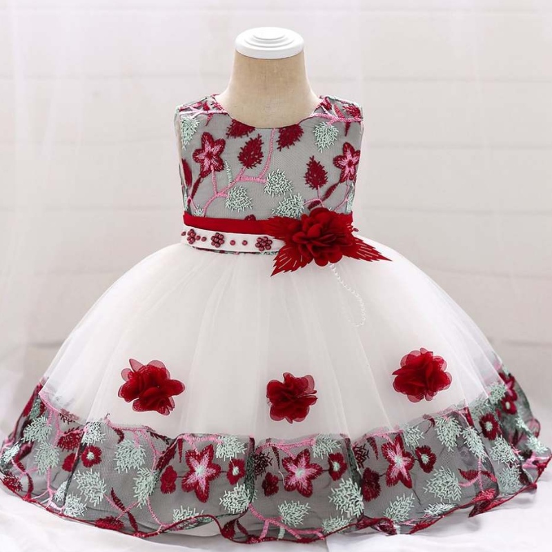 새로운 크리스마스 아이의 옷 면화 소녀의 옷 세트 여자 주름 의상 공주 드레스 여자 공식 2 조각 드레스 l5045xz