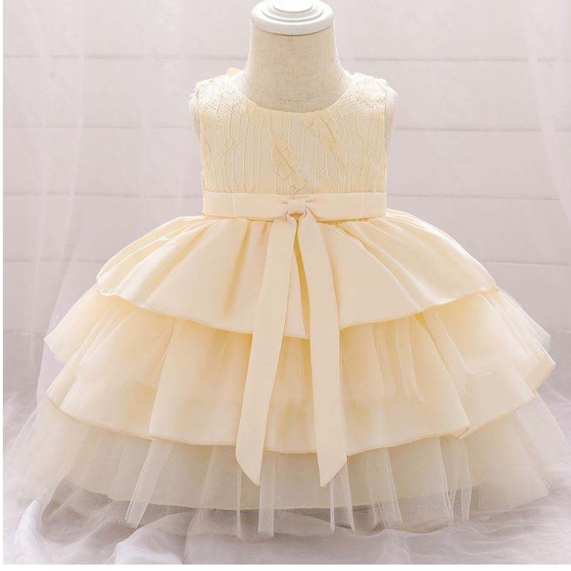 바이지 고품질 꽃 소녀 파티 드레스 아이 드레스 소녀 의상 어린이 드레스 디자인 l1912xz