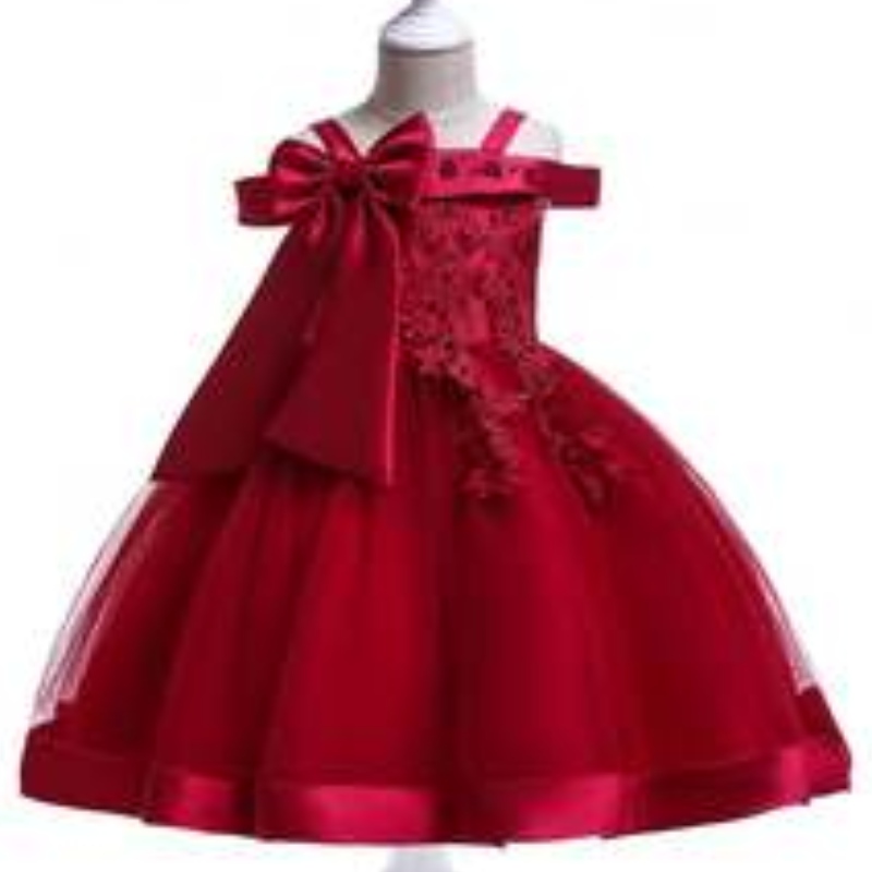 Baige Kids 웨딩 드레스 사진 아기 꽃 드레스 어린이 드레스 디자인 l5081