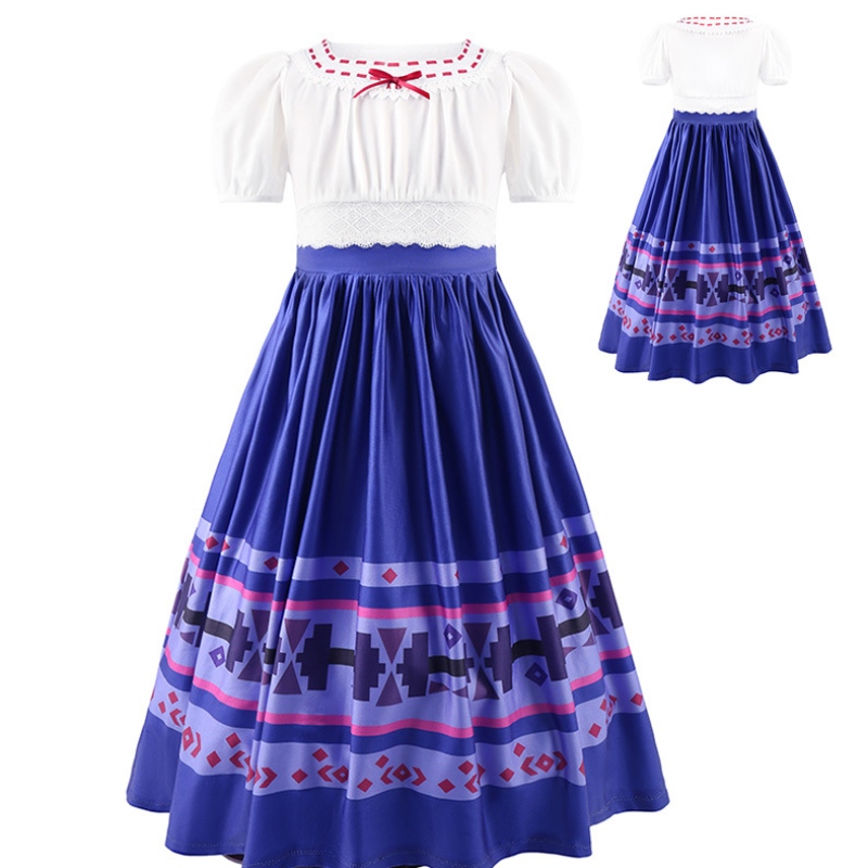 Ids Magic Princess Mirabelle Dress for Girls Costumes Kids Halloween 코스프레 역할 의류