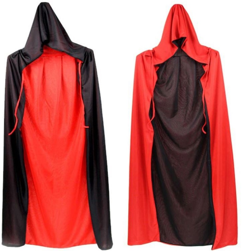 도매 맨틀 후드 클로크 코트 Wicca Robe Medieval Cape Shawl 뱀파이어 할로윈 파티 마녀 마법사 의상 의상