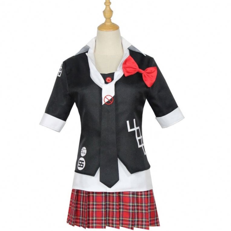 Danganronpa Enoshima Junko 유니폼 애니메이션 캐릭터 의상 할로윈 무대 크리스마스 의상