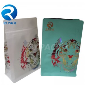 UV 스탬핑이있는 포켓 지퍼 플랫 바닥 가방