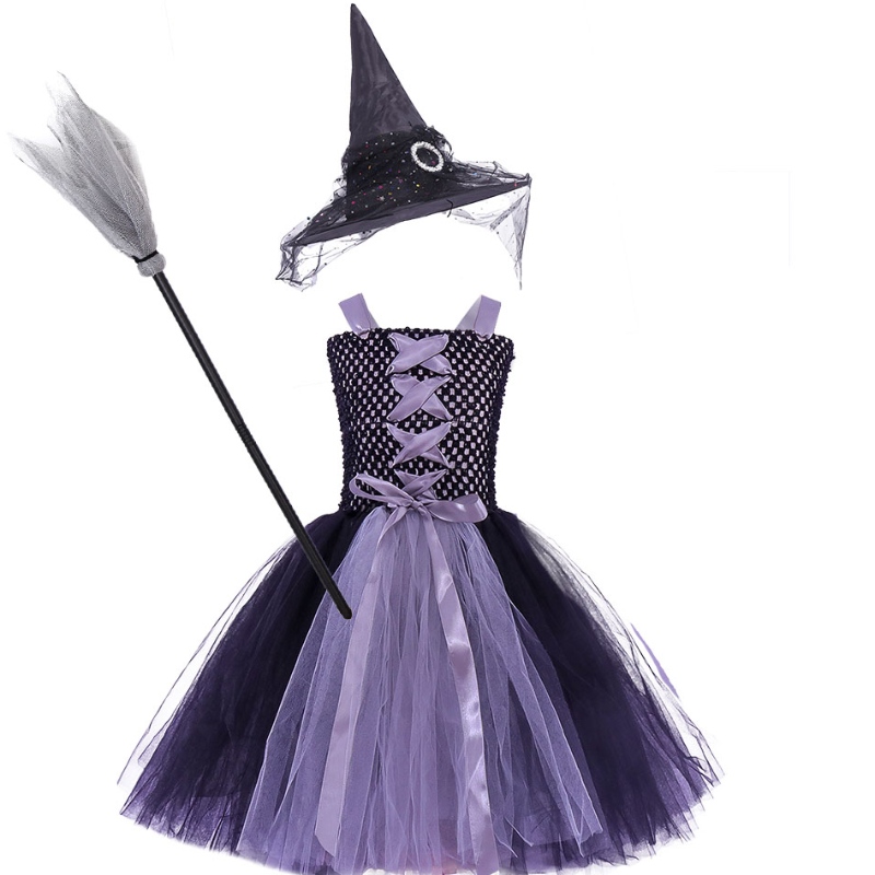 Amazon Hot Seller Nockelties Child \\ '의 클래식 마녀 의상 드레스 및 모자 X-XXL