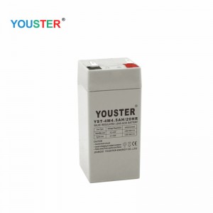 4V 4.5Ah 밀봉 된 납 산 배터리 AGM 4V 응급 조명 용 충전식 배터리