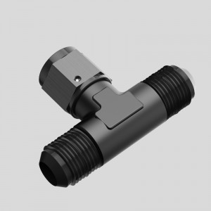 외부 스레드 트리플 패스스루 커넥터 어댑터, 사이드 밴드 내부 스레드 회전 커넥터, 블랙