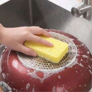 셀룰로오스 스펀지 사각형 압축 주방 설거지 스펀지 압축 천연 셀룰로오스 주방 스펀지