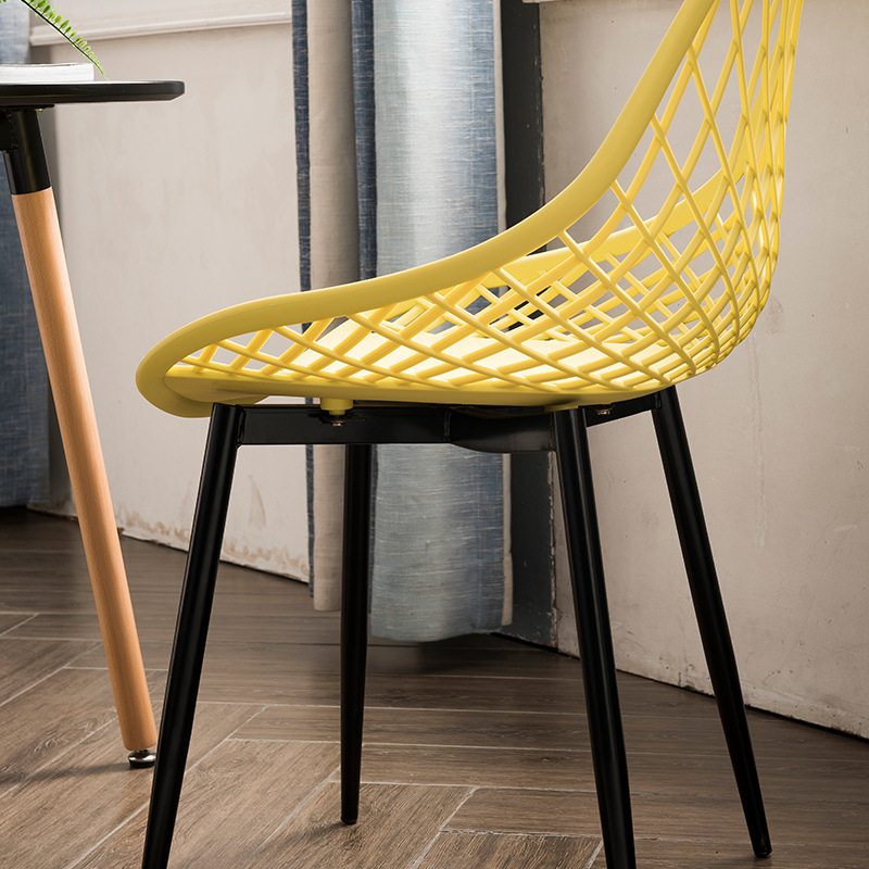 고품질 현대 디자인 중국 공장 플라스틱 메쉬 의자 식당 PP 좌석 플라스틱 식당 의자