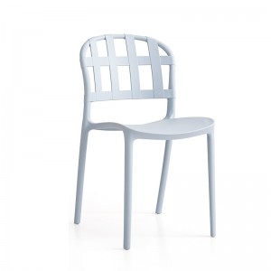 현대 플라스틱 색 의자 팔리스 고정 등받이 야외 간단한 라운지 플라스틱 식당 의자