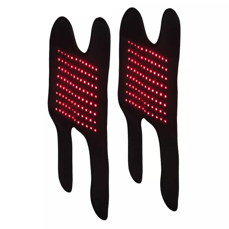 2pcs 적외선 적색광 요법 암 벨트, 660nm/850nm 파장, 어깨, 등, 발자국 등의 휴대용 적색광 요법 패드.