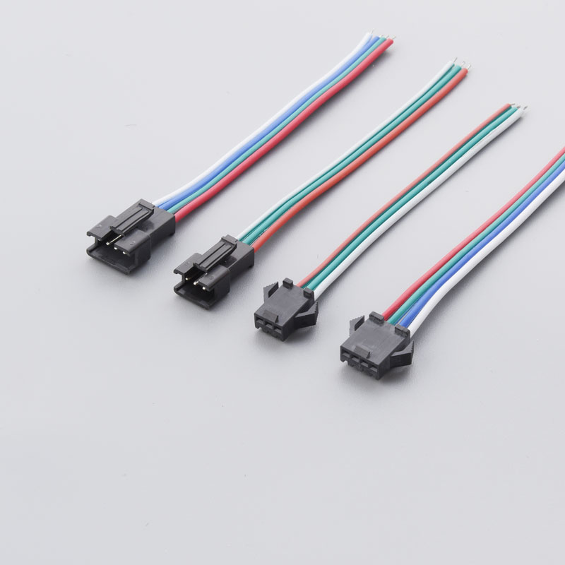 SM2.5mm 단자선 2.54 피치 자동차 전자 LED 점연기 케이블 SMP-02V-BC SMR-02V-B 라인 맞춤형