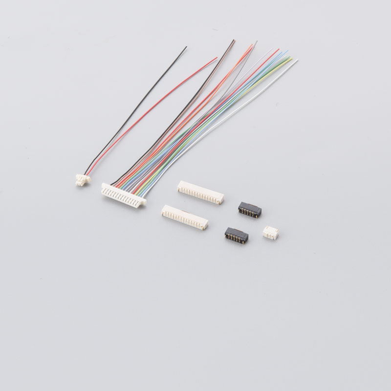 공장 사용자 정의 산업 스피커 연결 플러그 하네스 배선 0.8 피치 SUHR-08V-S B 터미널 전기 케이블