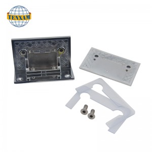 양면 사각형 유리 클립