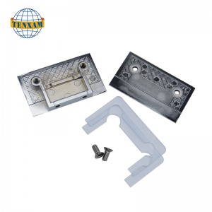 이중 구멍 캠버에 0도 유리 클램프