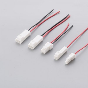 사용자 정의 3.96mm 피치 수컷에서 여성 플러그 소켓 커넥터 케이블 SLR-02V/SLP-02V 하네스 터미널 와이어 SSF-01T-P1.4