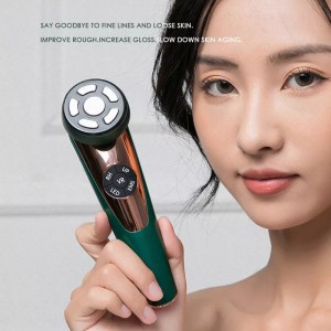 EMS Hot Cold Photon Beauty Instrument Face Skin Whiten Lift 조임 페이스 리프트 뷰티 도구 USB 휴대용 전기 얼굴 마사지, 얼굴 소개 클렌징 피부 강화 주름 제거 핫 페이셜 소개 미용 장치