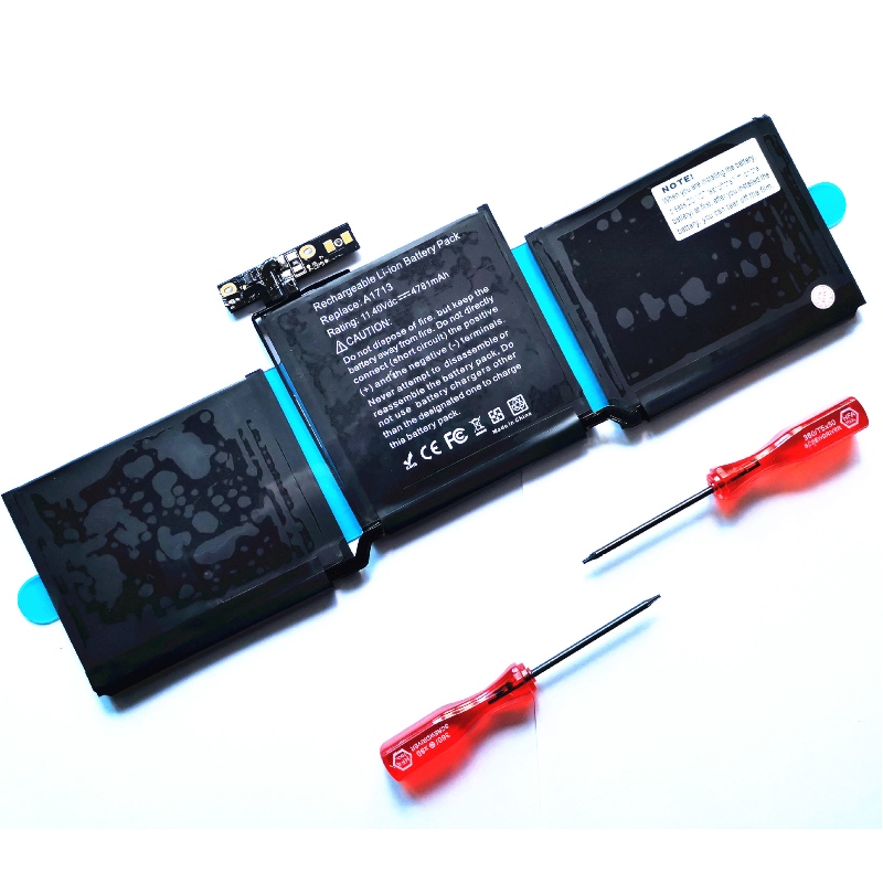Apple MacBook 용 노트북 배터리 ProA1713 A1708 A2171/A2159/A2338