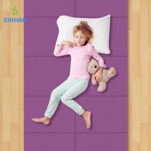 도매 접이식 여행 요가 매트 4mm/5mm 두께 수업 운동, 사무실 휴식, 공원 캠핑에 휴대하기 쉬운 두께