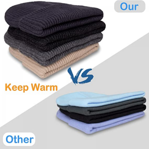 남성용 비니 모자, 남성용 비주 니를위한 멍청한 비니 니트 모자&봄 여름 가을 겨울을위한 십대