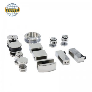 스테인리스 스틸 유리 샤워 슬라이딩 도어 하드웨어 피팅 욕실 슬라이딩 도어 슬라이드 롤러