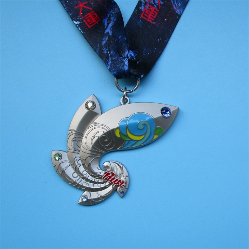 아름다운 특별 디자인 메달 스포츠 트로피와 보석과 메달