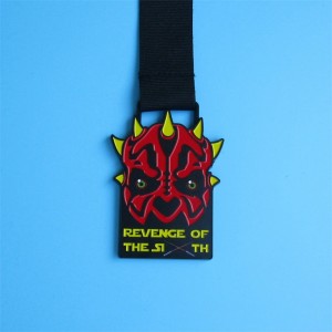 만화 디자인 3D 입체 효과 메달 홀리데이 금속 메달