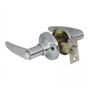 7302 프라이버시 도어 핸들 이동식 래치 플레이트, 침실 및 욕실 용 모든 금속 도어 레버 잠금 세트