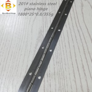 표준 크기의 긴 힌지 201#72‘*1 스테인레스 스틸 피아노 힌지 연속 행 캐비닛 피아노 힌지