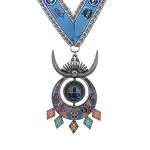 기념품을위한 커스텀 메달리온 목걸이 4D 에나멜 사용자 정의 메달