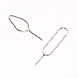 전화 SIM 카드 용 와이어 형성 스프링 핀